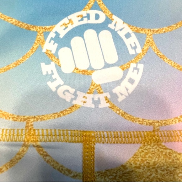 EUC Feed Me Fight Me shorts, size small - Picture 3 of 5